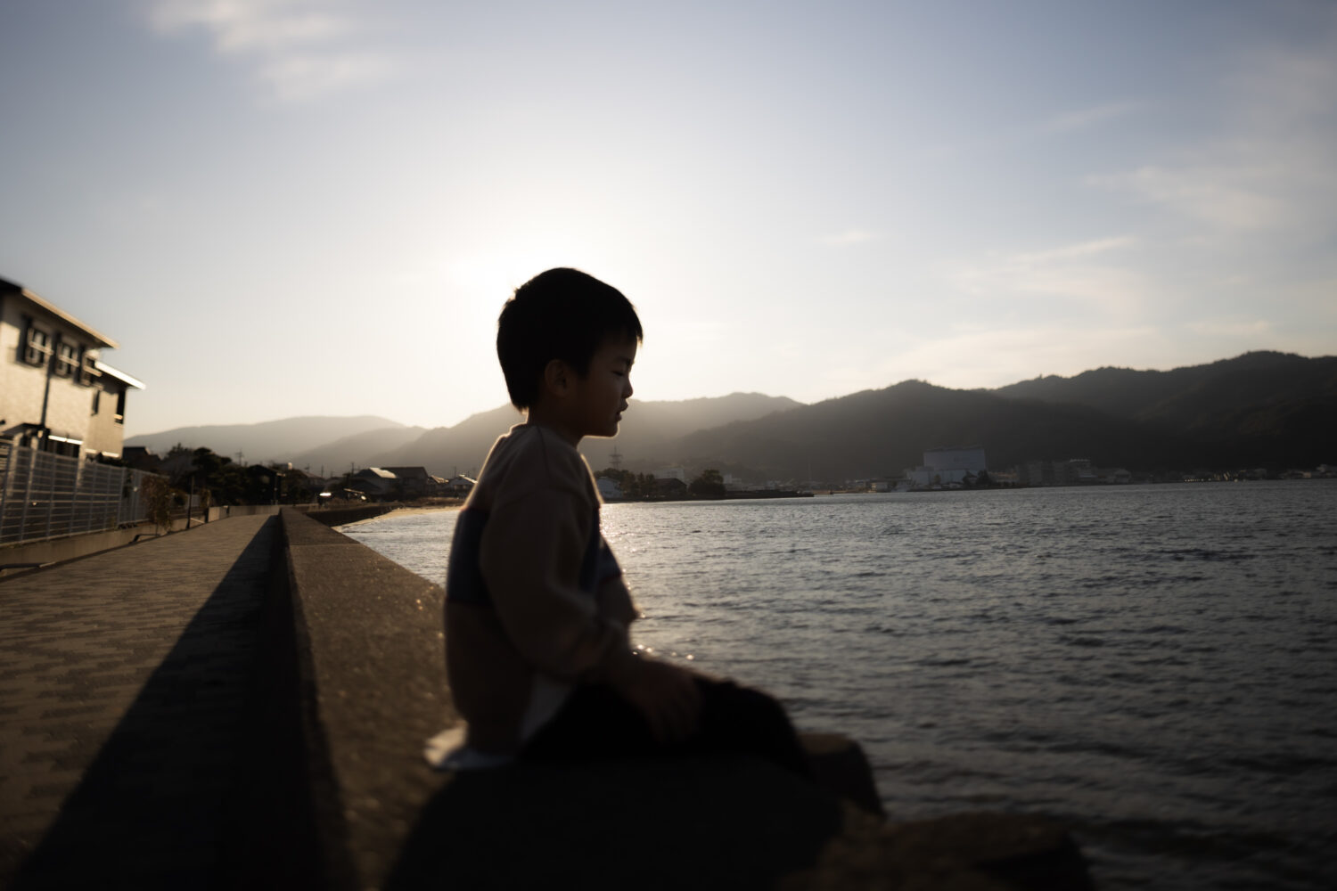 宮津湾の夕日